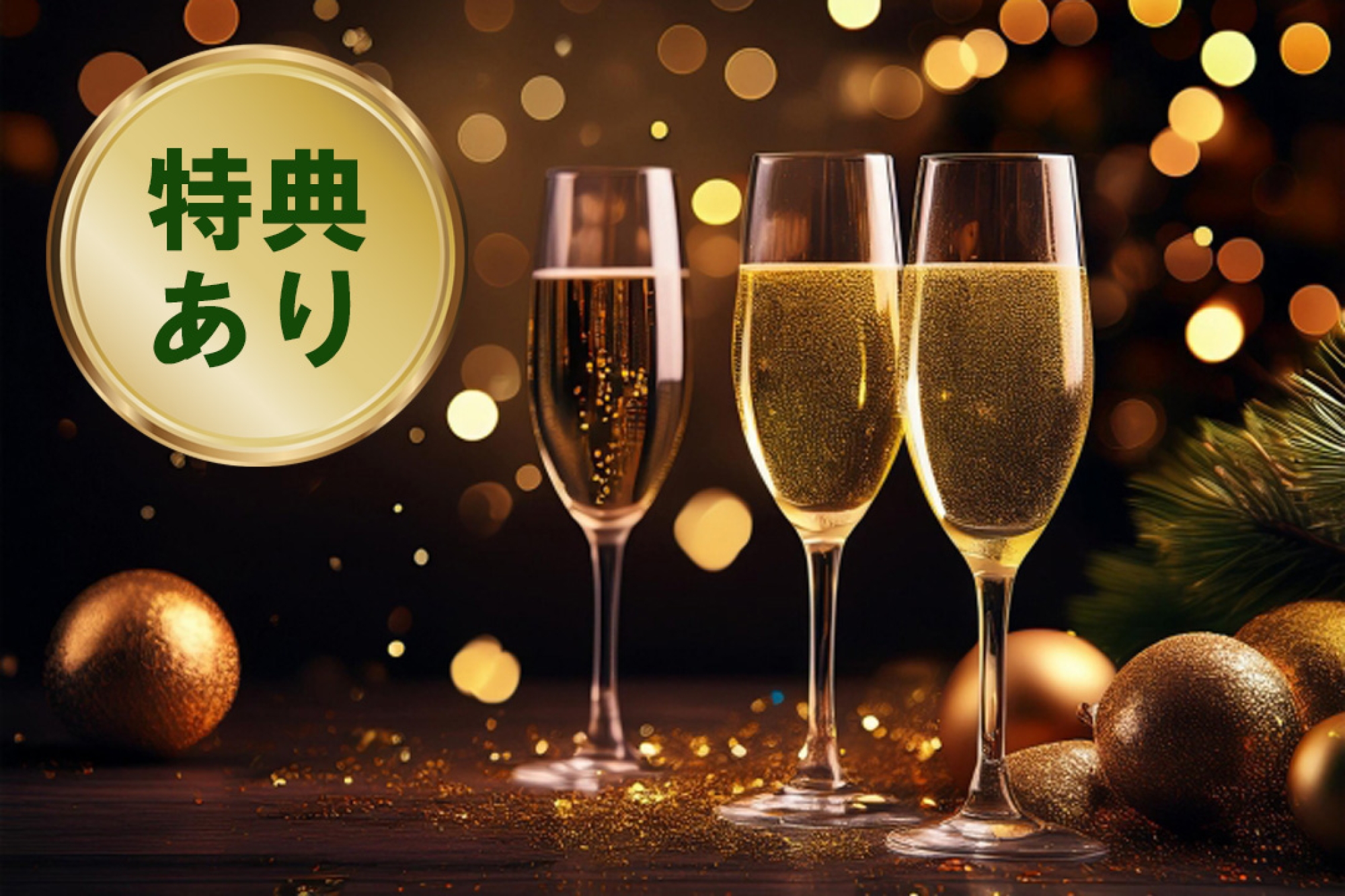 【日・月・火・水曜日限定】 忘年会プラン